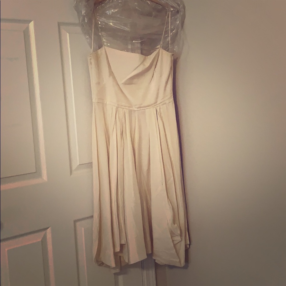 Beautiful Ralph Lauren silk cream dress (size 8)